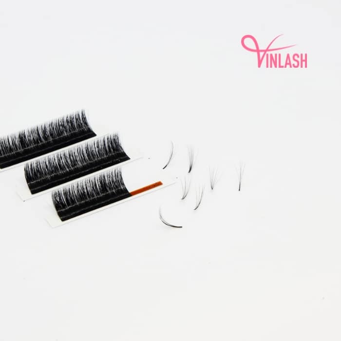 Easy fan lash extensions black 16 lines VLF008-3