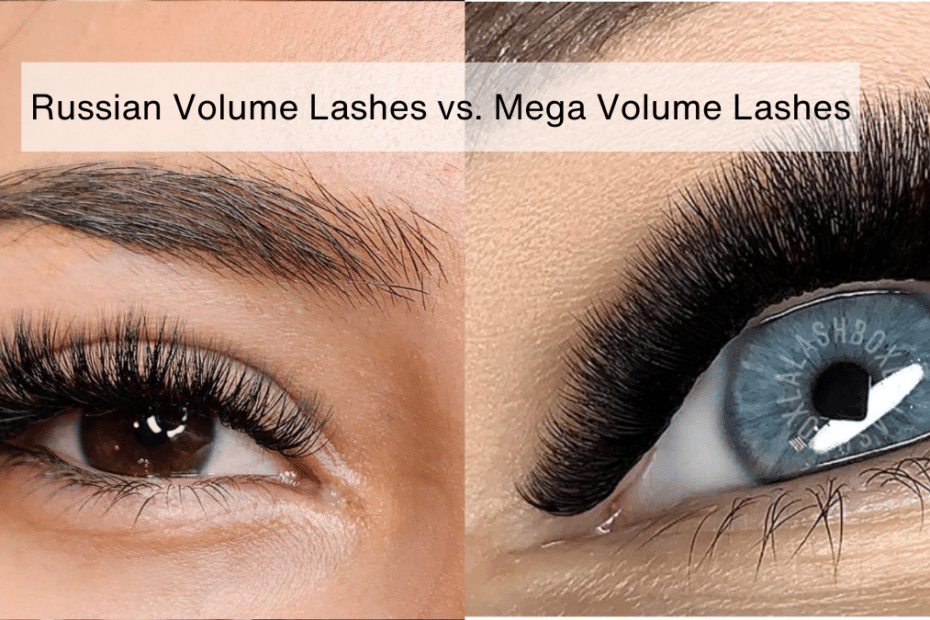 Differences Between Mega Volume Lashes Vs Russian Volume
