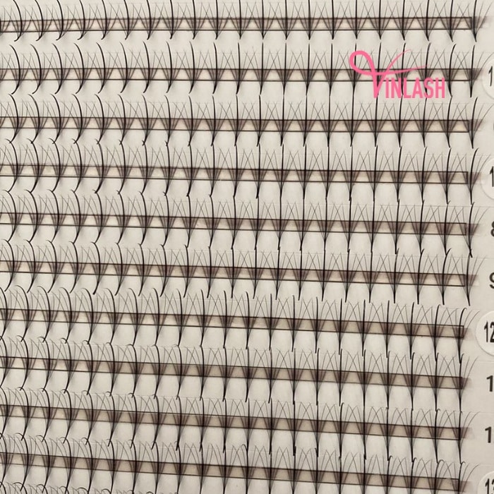 Wispy eyelash extensions black box L 20 lines VLV031-4